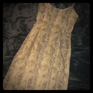 Angelo Marani Snakeskin pattern dress